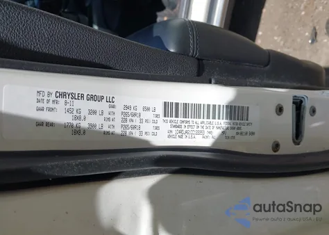 2012 Dodge Durango Sxt из США, поврежденный, VIN 1C4RDJAG1CC122253